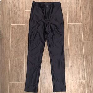 American Apparel Tight black nylon pants